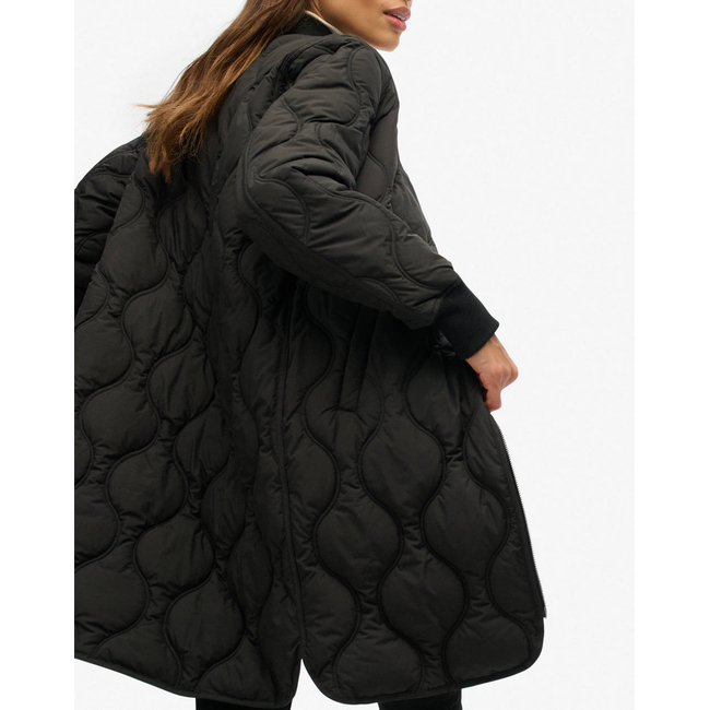 Product SUPERDRY  D1 STUD LONG QUILTED LINER JACKET ΜΠΟΥΦΑΝ ΓΥΝΑΙΚΕΙΟ base image