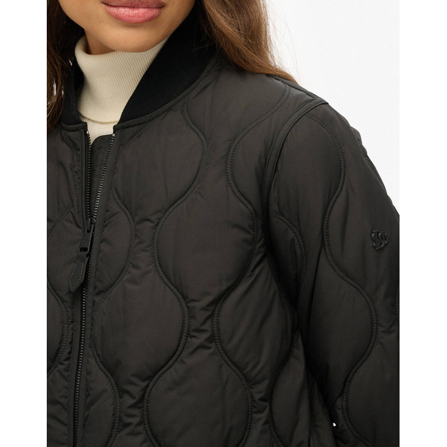 Product SUPERDRY  D1 STUD LONG QUILTED LINER JACKET ΜΠΟΥΦΑΝ ΓΥΝΑΙΚΕΙΟ base image