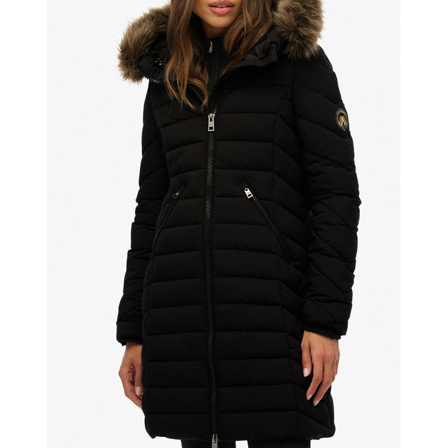 Product SUPERDRY  D2 OVIN FUJI FAUX FUR HOOD MID LENGTH ΜΠΟΥΦΑΝ ΓΥΝΑΙΚΕΙΟ base image