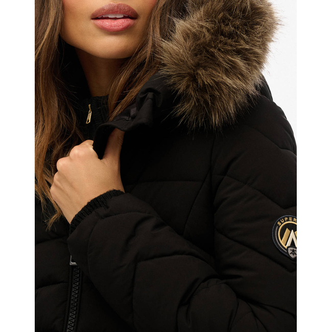 Product SUPERDRY  D2 OVIN FUJI FAUX FUR HOOD MID LENGTH ΜΠΟΥΦΑΝ ΓΥΝΑΙΚΕΙΟ base image