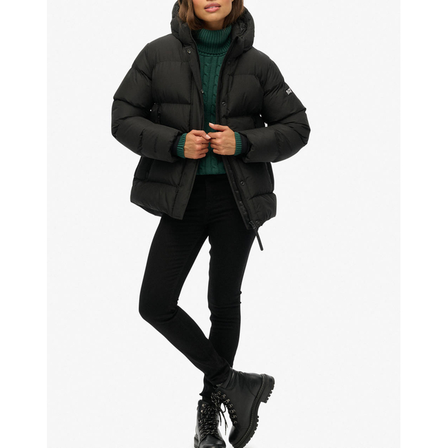 Product SUPERDRY  D1 SDSW HOODED 5 BAFFLE SPORTS PUFFER ΜΠΟΥΦΑΝ ΓΥΝΑΙΚΕΙΟ base image