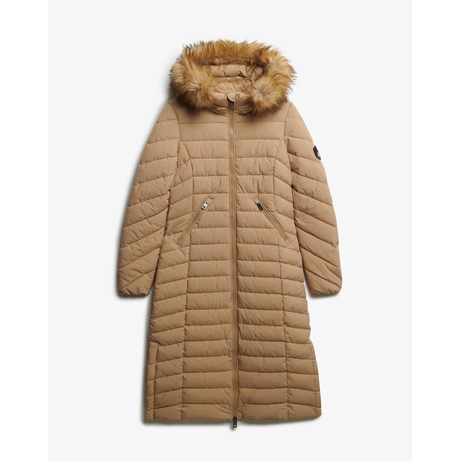 Product SUPERDRY  D2 OVIN FUJI FAUX FUR HOODED LONGLINE ΜΠΟΥΦΑΝ ΓΥΝΑΙΚΕΙΟ base image