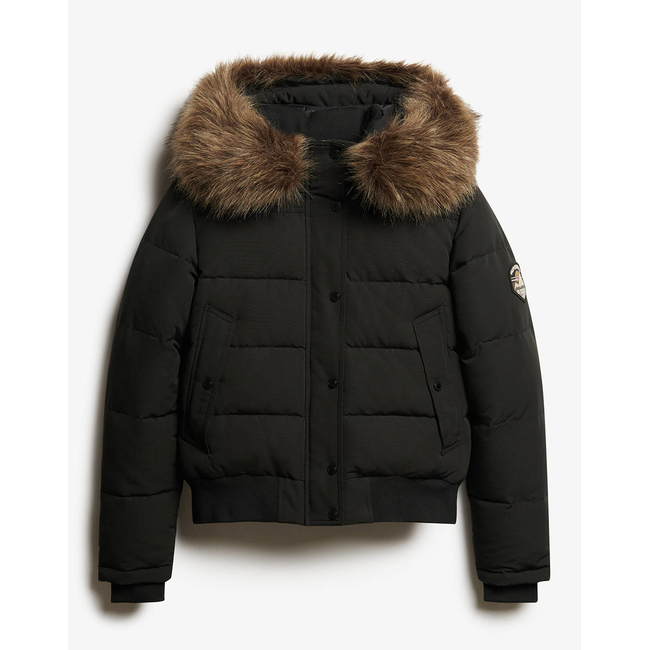 Product SUPERDRY  D2 OVIN EVEREST HOODED BOMBER JKT ΜΠΟΥΦΑΝ ΓΥΝΑΙΚΕΙΟ base image