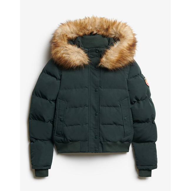 Product SUPERDRY  D2 OVIN EVEREST HOODED BOMBER JKT ΜΠΟΥΦΑΝ ΓΥΝΑΙΚΕΙΟ base image