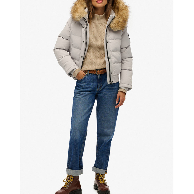 Product SUPERDRY  D2 OVIN EVEREST HOODED BOMBER JKT ΜΠΟΥΦΑΝ ΓΥΝΑΙΚΕΙΟ base image