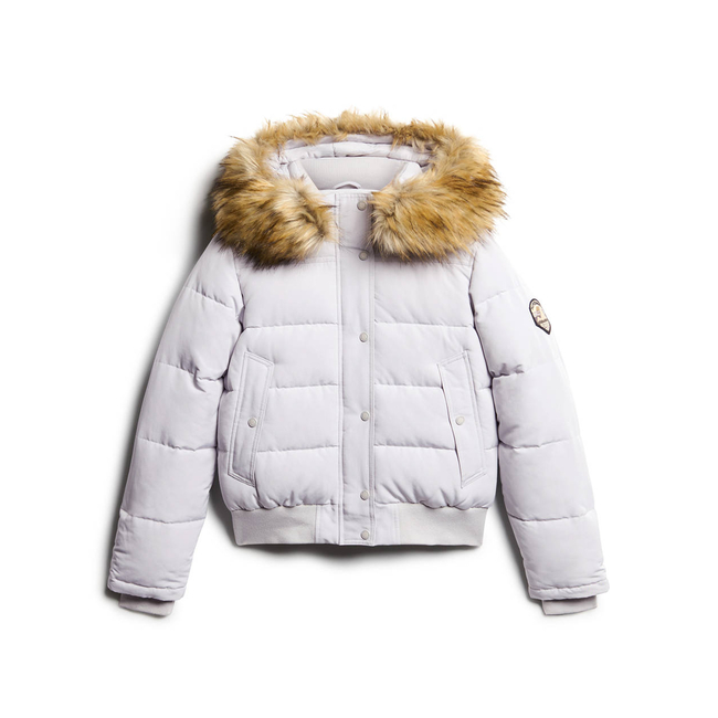 Product SUPERDRY  D2 OVIN EVEREST HOODED BOMBER JKT ΜΠΟΥΦΑΝ ΓΥΝΑΙΚΕΙΟ base image