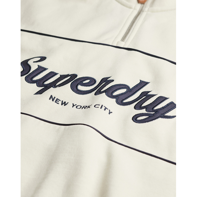 Product SUPERDRY D2 SDSW COUNTRY CLUB LOOSE 1/4 ZIP SWEATSHIRT WOMEN base image
