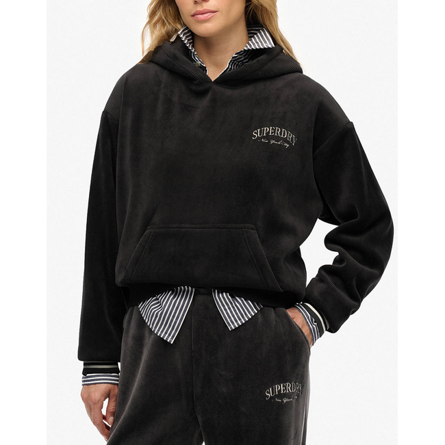 Product SUPERDRY  D2 SDSW COUNTRY CLUB VELOUR RELAX HOOD ΦΟΥΤΕΡ ΓΥΝΑΙΚΕΙΟ base image