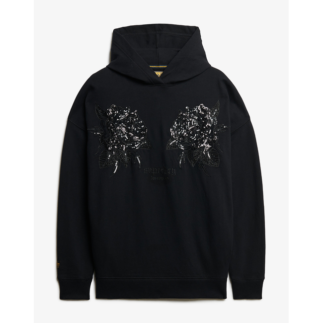Product SUPERDRY  D3 OVIN TATTOO EMBELLISH OVERSIZE HOOD ΦΟΥΤΕΡ ΓΥΝΑΙΚΕΙΟ base image