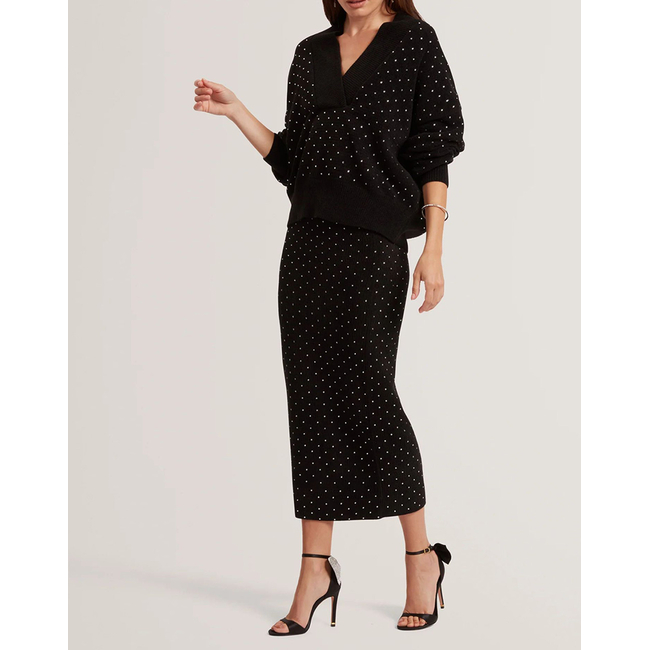 Product TED BAKER KEATA Fitted Hot Fix Midi Skirt base image