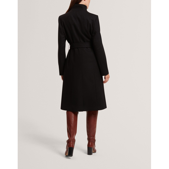 Product TED BAKER ROSE Mid Length Belted Wool Wrap Coat base image