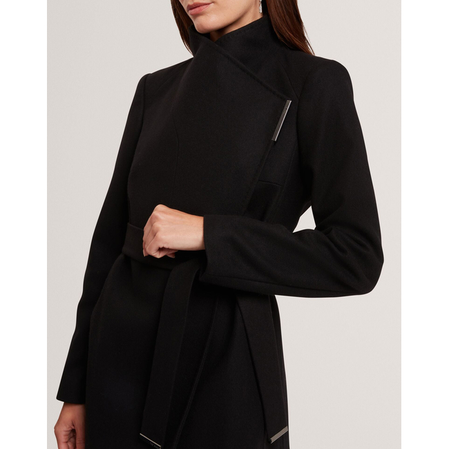 Product TED BAKER ROSESS Short Belted Wool Wrap Coat base image