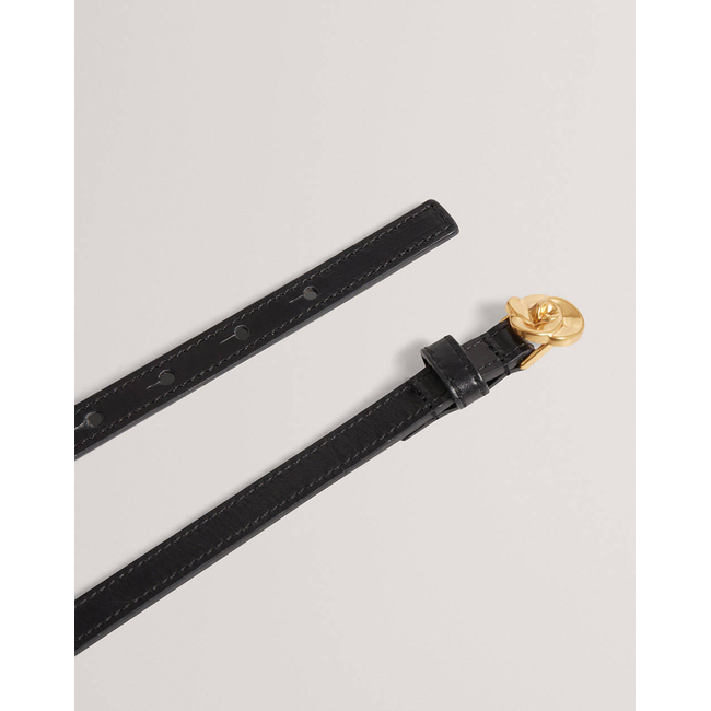 Product TED BAKER ROOSSI Leather Belt with Rose Hardware base image