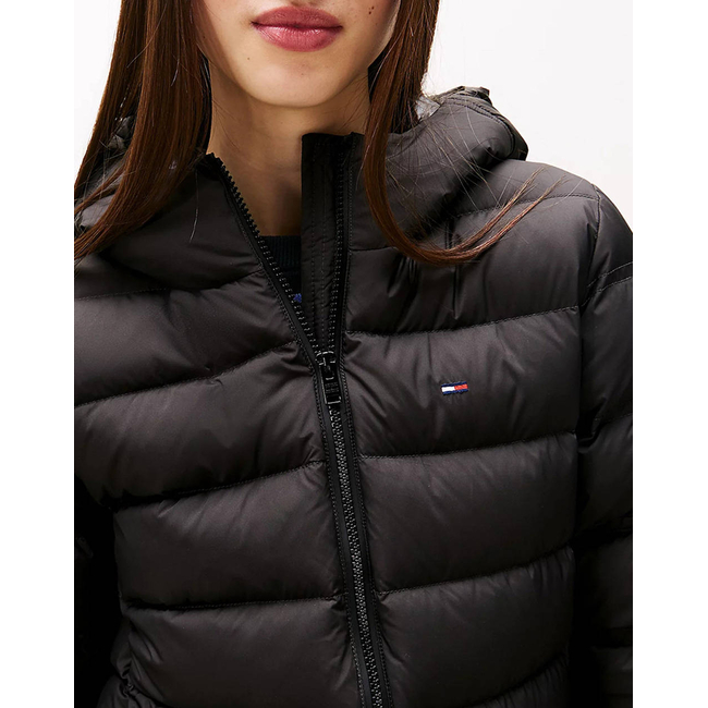 Product TOMMY JEANS TJW SLIM HOOD PRNT DOWN JCKT EXT base image
