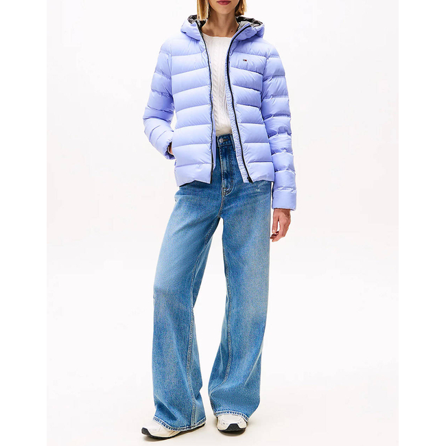 Product TOMMY JEANS TJW SLIM HOOD PRNT DOWN JCKT EXT base image