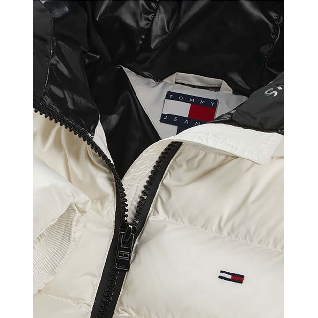 Product TOMMY JEANS TJW SLIM HOOD PRNT DOWN JCKT EXT base image