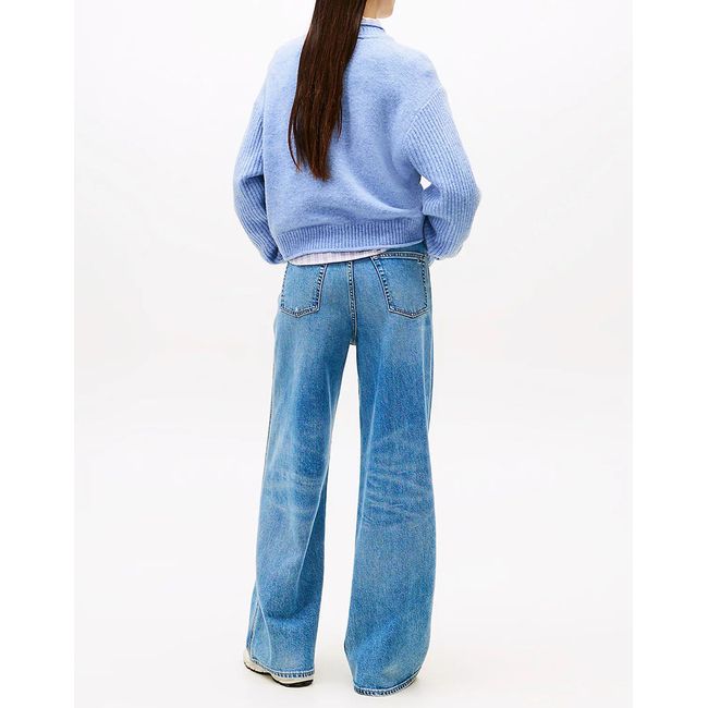 Product TOMMY JEANS TJW MELANGE FLAG SWEATER RIB EXT base image