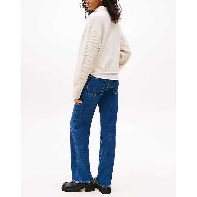 Product TOMMY JEANS TJW MELANGE FLAG SWEATER RIB EXT base image