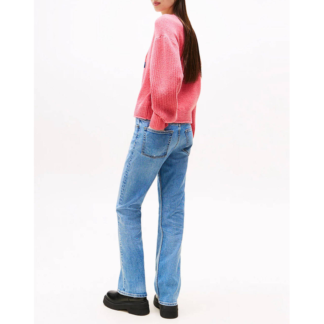 Product TOMMY JEANS TJW MELANGE FLAG SWEATER RIB EXT base image