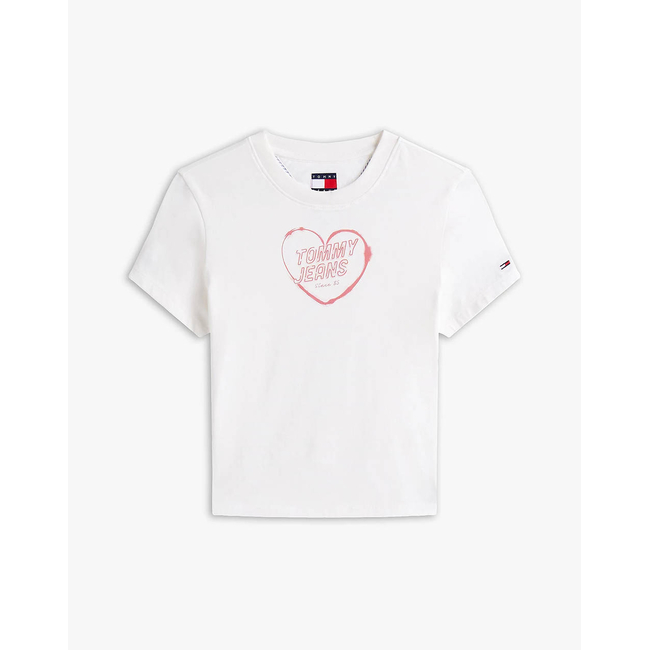 Product TOMMY JEANS TJW SLIM SH HEART TEE base image