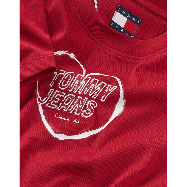 Product TOMMY JEANS TJW SLIM SH HEART TEE base image