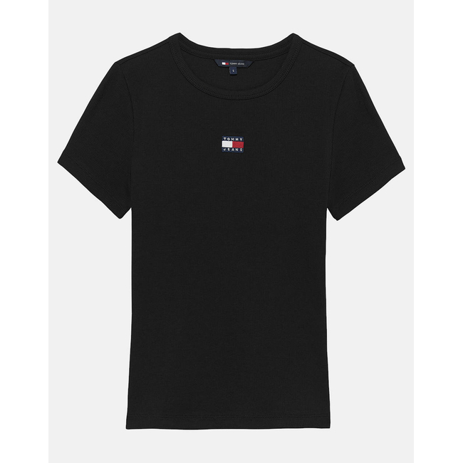 Product TOMMY JEANS TJW SLIM BADGE RIB TEE base image