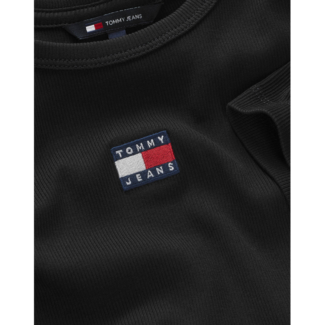 Product TOMMY JEANS TJW SLIM BADGE RIB TEE base image