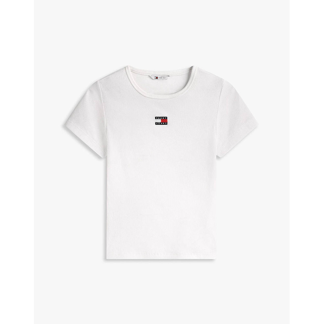 Product TOMMY JEANS TJW SLIM BADGE RIB TEE base image