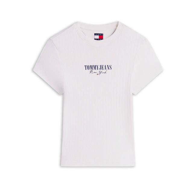 Product TOMMY JEANS TJW SLIM LOGO 2 POINTELLE TEE base image
