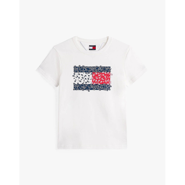 Product TOMMY JEANS TJW REG FLORAL FLAG TEE base image