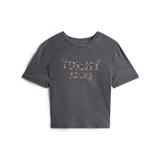 Product TOMMY JEANS TJW BXY LEOPARD VARSITY TEE base image