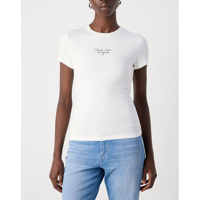 Product TOMMY JEANS TJW SLIM ESS LOGO 1 TEE EXT base image