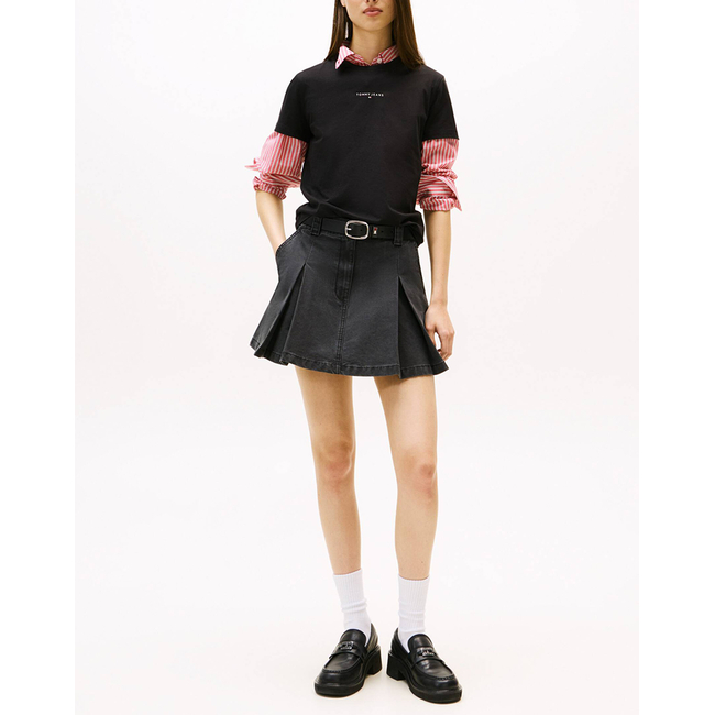 Product TOMMY JEANS TJW REG LINEAR SS TEE base image