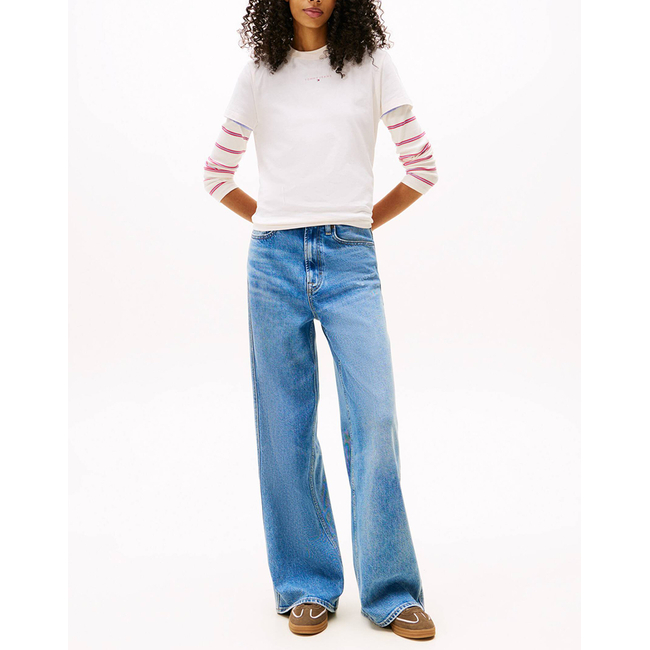 Product TOMMY JEANS TJW REG LINEAR SS TEE base image