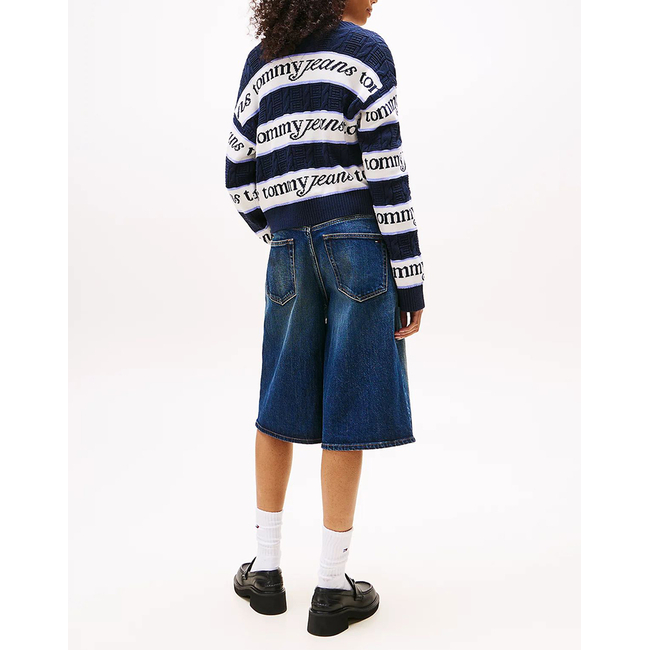 Product TOMMY JEANS TJW STRIPE LOGO SWEATER EXT base image