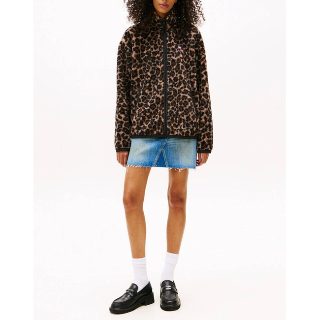 Product TOMMY JEANS TJW ZIP THROUGH BADGE TEDDY base image