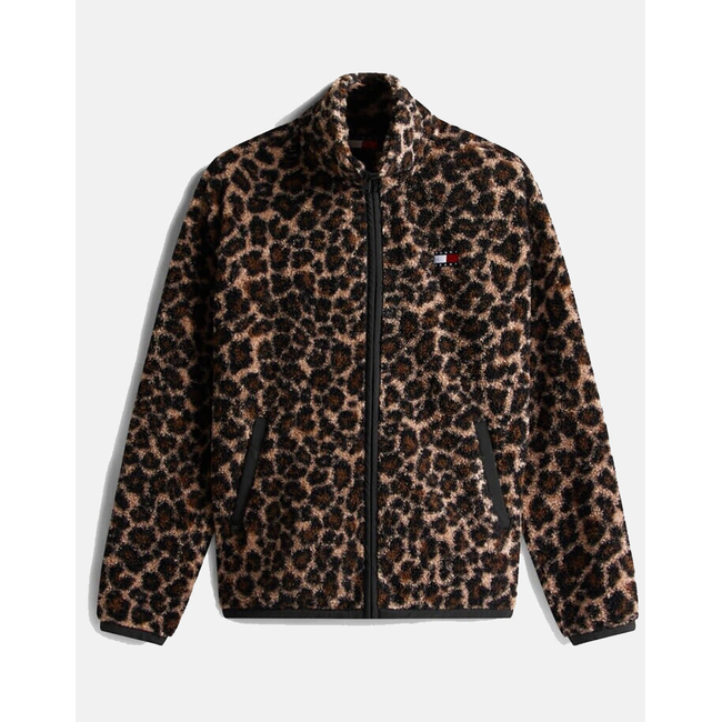 Product TOMMY JEANS TJW ZIP THROUGH BADGE TEDDY base image