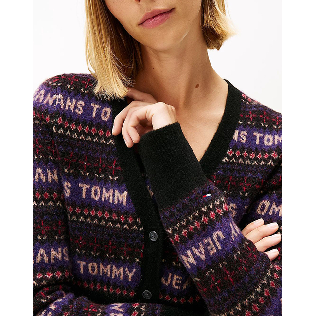 Product TOMMY JEANS TJW FAIRISLE CARDIGAN base image