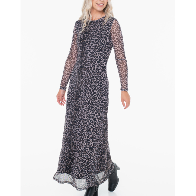 Product TOMMY JEANS TJW AOP MESH MIDI DRESS EXT base image