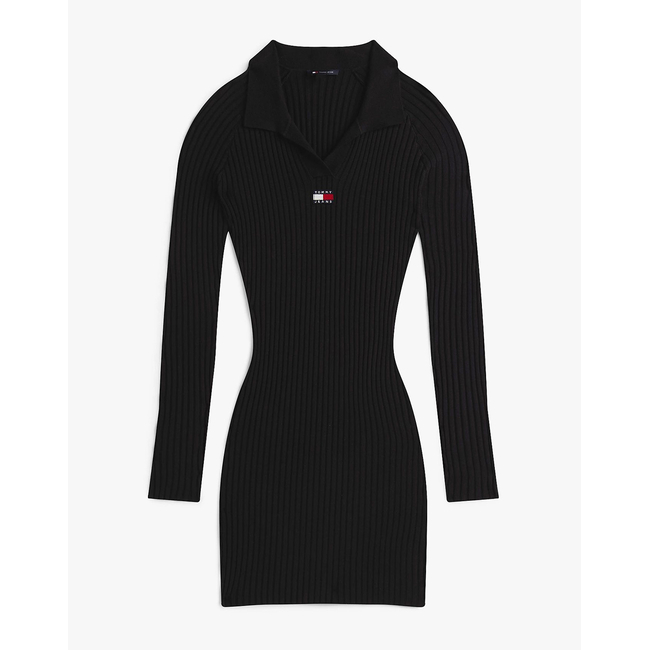 Product TOMMY JEANS TJW COLLAR BADGE SWEATER DRESS base image