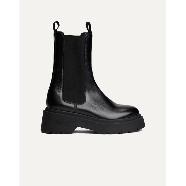 Product TOMMY JEANS TJW CHUNKY SHINY LEATHER CHELSEA base image