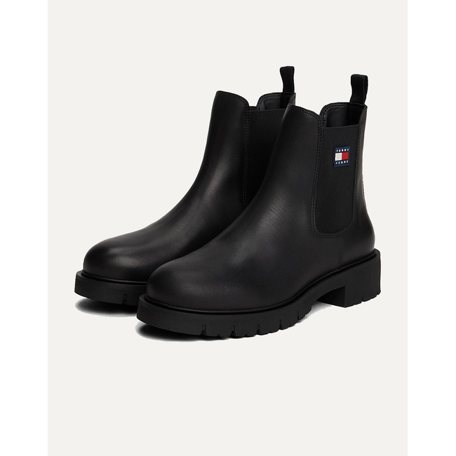 Product TOMMY JEANS TJW CHELSEA LEATHER BOOT base image