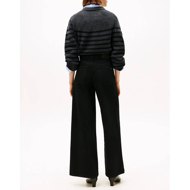 Product TOMMY HILFIGER DNM BLACK 70's WIDE LEG HW base image