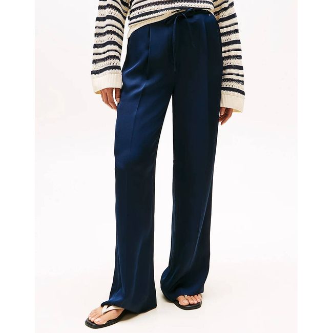 Product TOMMY HILFIGER SATEEN TIE RLXD STRAIGHT PANTS base image