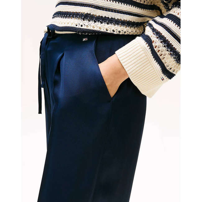 Product TOMMY HILFIGER SATEEN TIE RLXD STRAIGHT PANTS base image