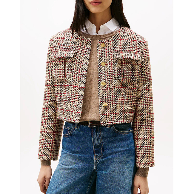 Product TOMMY HILFIGER TWEED LADY JACKET base image