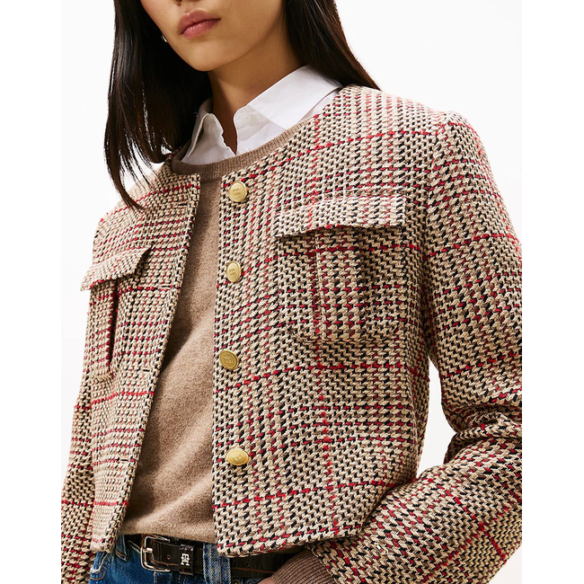 Product TOMMY HILFIGER TWEED LADY JACKET base image