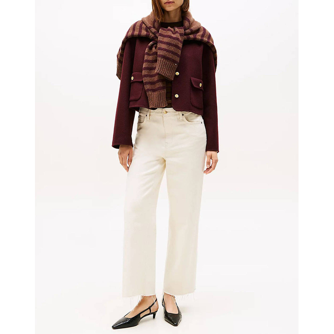 Product TOMMY HILFIGER DF WOOL BLEND REG LADY JACKET base image