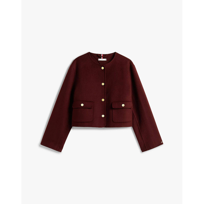 Product TOMMY HILFIGER DF WOOL BLEND REG LADY JACKET base image