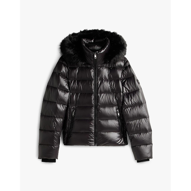 Product TOMMY HILFIGER GLOSS HW DOWN SLIM JACKET W FUR base image